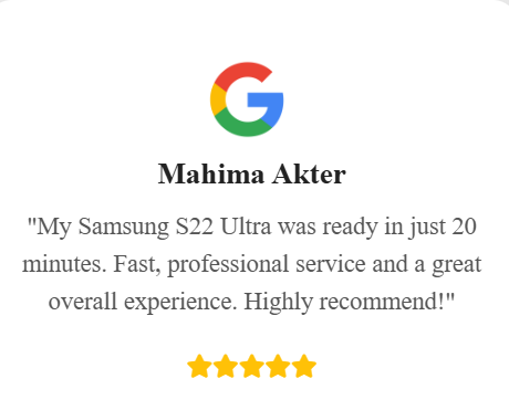 Customer Google Review 5